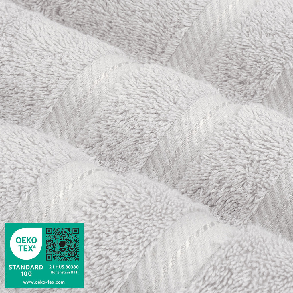Bath Towel Set, 100% Cotton Turkish Towels for Bathroom, 4 for Home Bathrooms and Everyday Care, 21 Color Options image 174