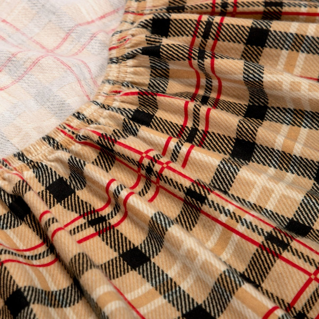 Bed Sheet Set, Cotton Flannel Prints for Master Bedrooms, Guest Beds and Daily Use, 7 Sizes and 30 Colors image 178