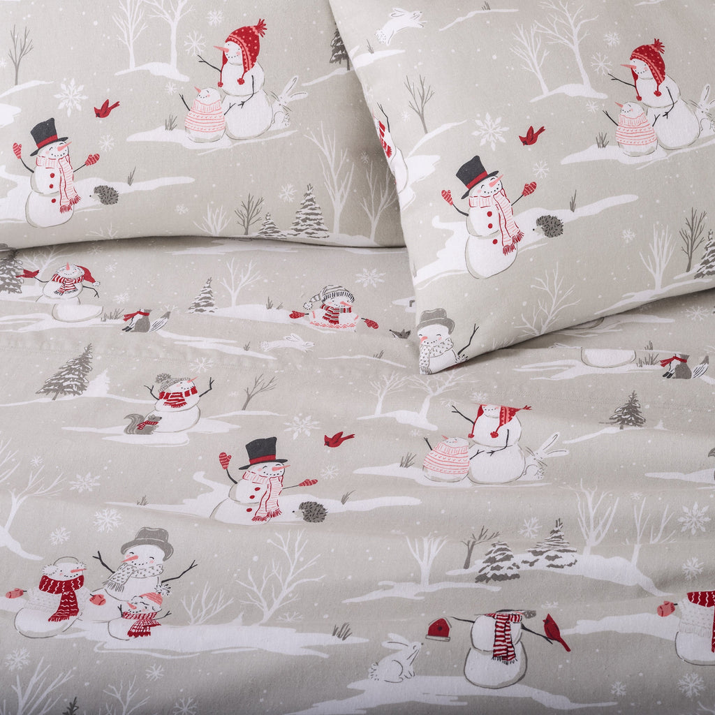 Bed Sheet Set, Cotton Flannel Prints for Master Bedrooms, Guest Beds and Daily Use, 7 Sizes and 30 Colors image 185