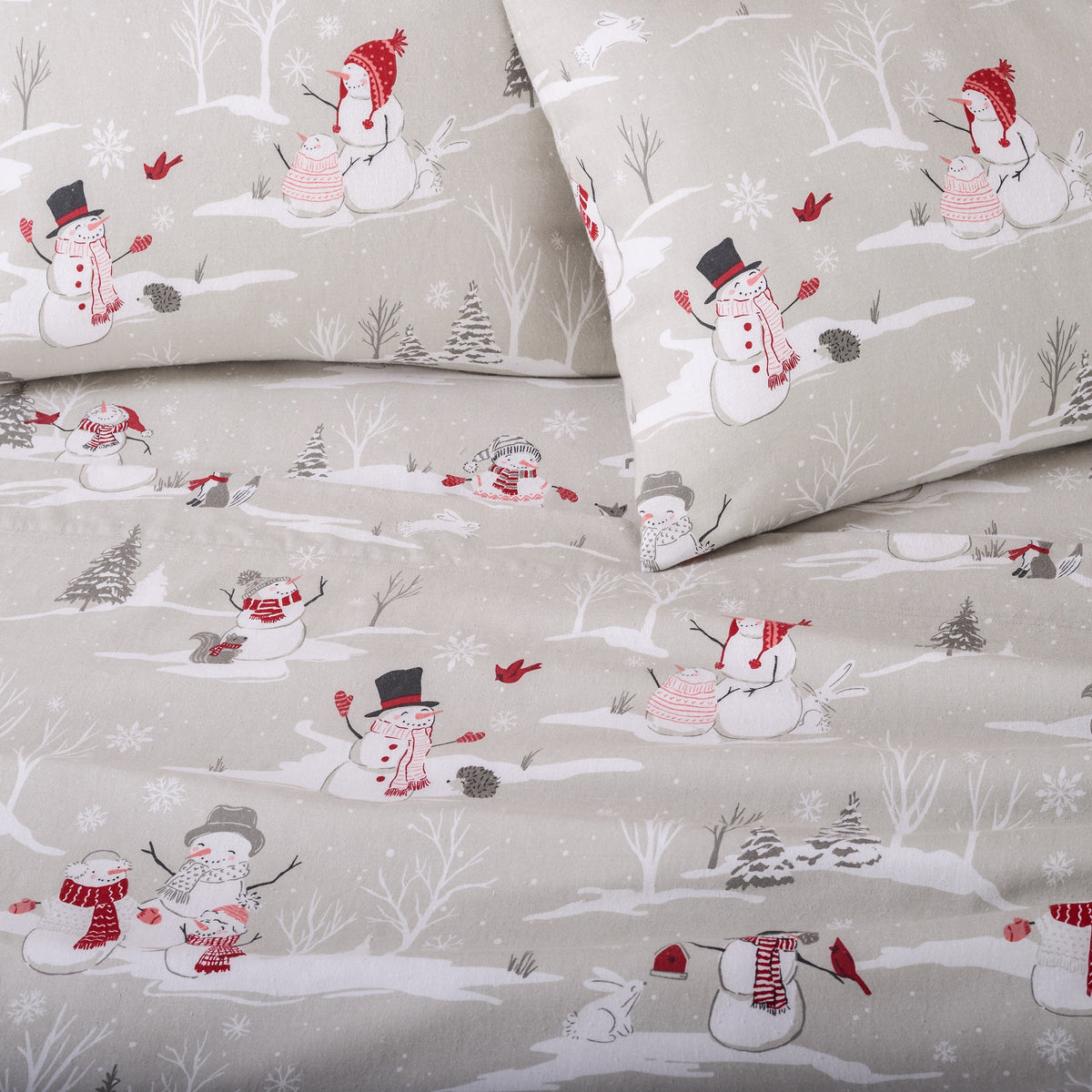 Bed Sheet Set, Cotton Flannel Prints for Master Bedrooms, Guest Beds and Daily Use, 7 Sizes and 30 Colors image 185