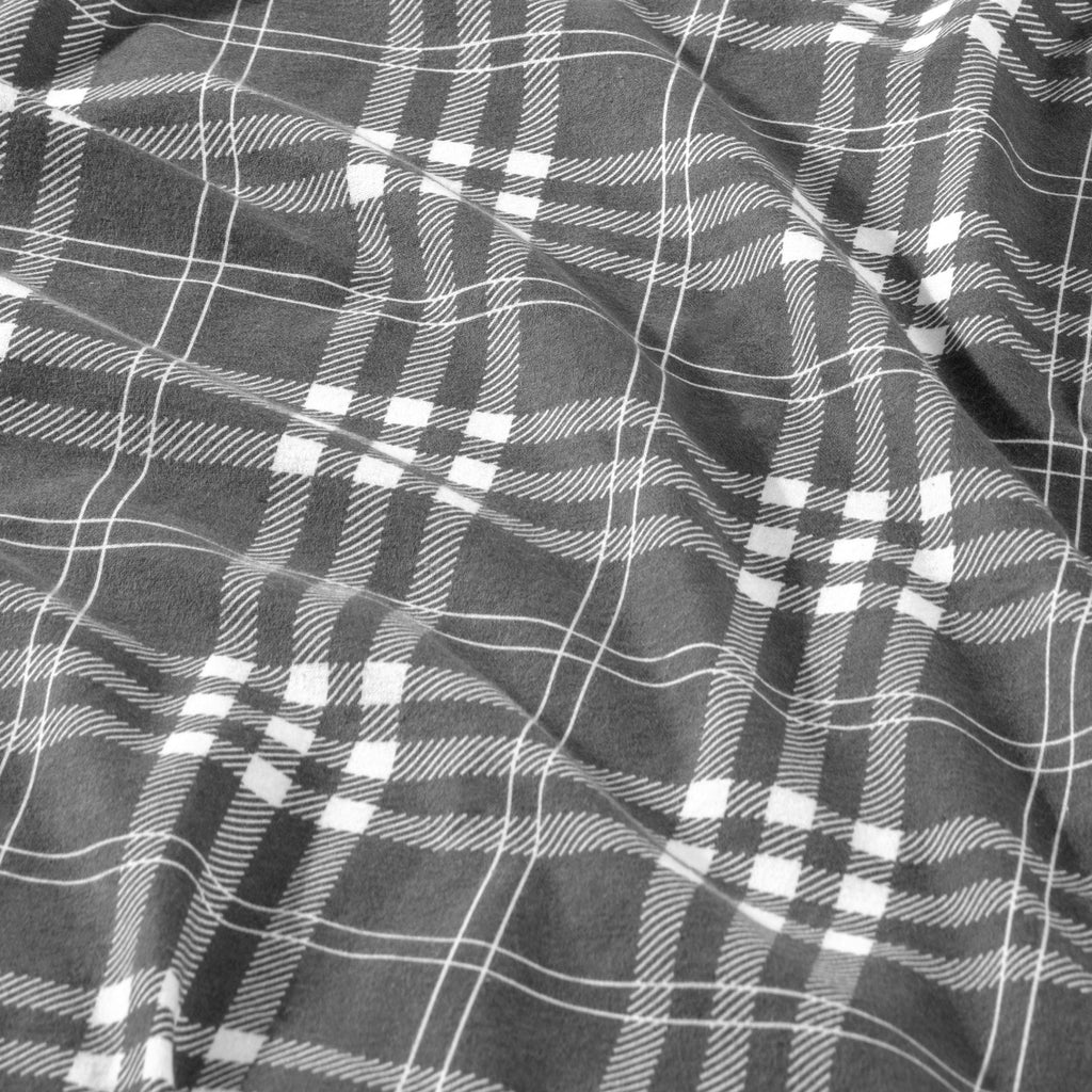 Bed Sheet Set, Cotton Flannel Prints for Master Bedrooms, Guest Beds and Daily Use, 7 Sizes and 30 Colors image 191