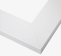 Mirror Frame Kit, Highline Bright White Slim, MDF Construction for Existing Wall-Mounted Mirrors and Bathroom Refreshes, 12 Size Options image 1