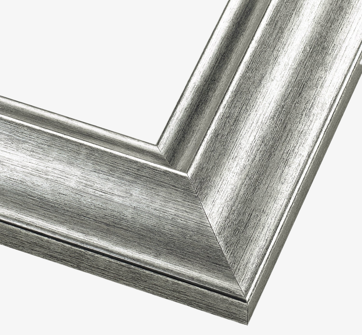 Mirror Frame Kit, Chelsea Silver Streak, MDF Construction for Existing Wall-Mounted Mirrors and Bathroom Refreshes, 12 Size Options image 1