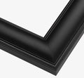 Mirror Frame Kit, Pemaquid Black Slim, MDF Construction for Existing Wall-Mounted Mirrors and Bathroom Refreshes, 12 Size Options image 1