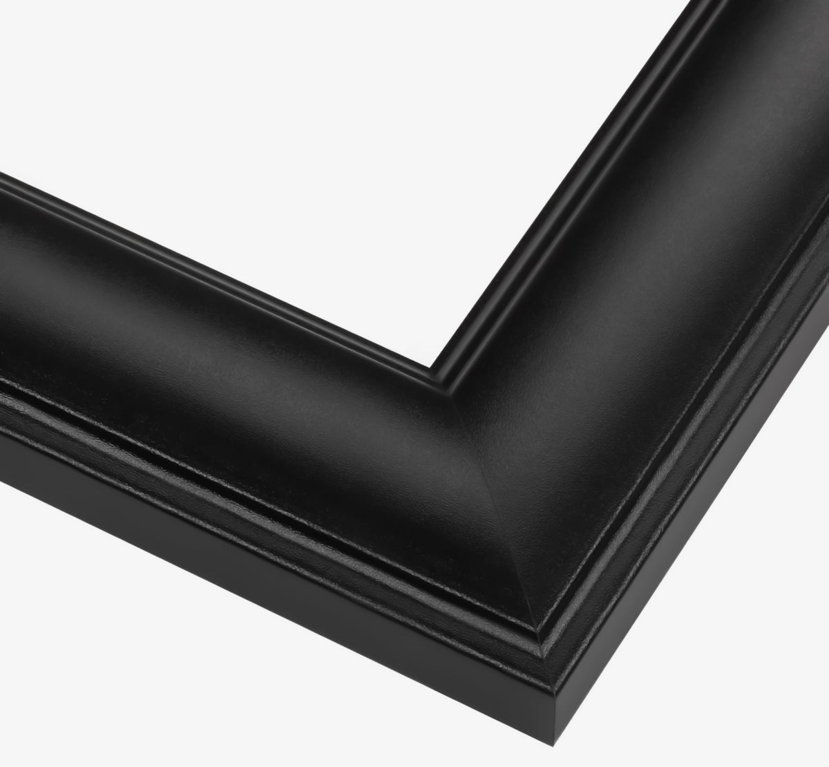 Mirror Frame Kit, Pemaquid Black Slim, MDF Construction for Existing Wall-Mounted Mirrors and Bathroom Refreshes, 12 Size Options image 1