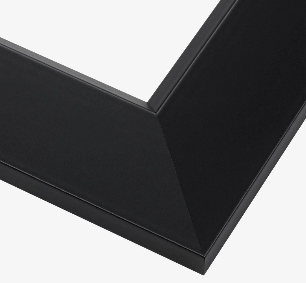 Mirror Frame Kit, Soho Matte Black, MDF Construction for Existing Wall-Mounted Mirrors and Bathroom Refreshes, 12 Size Options image 1