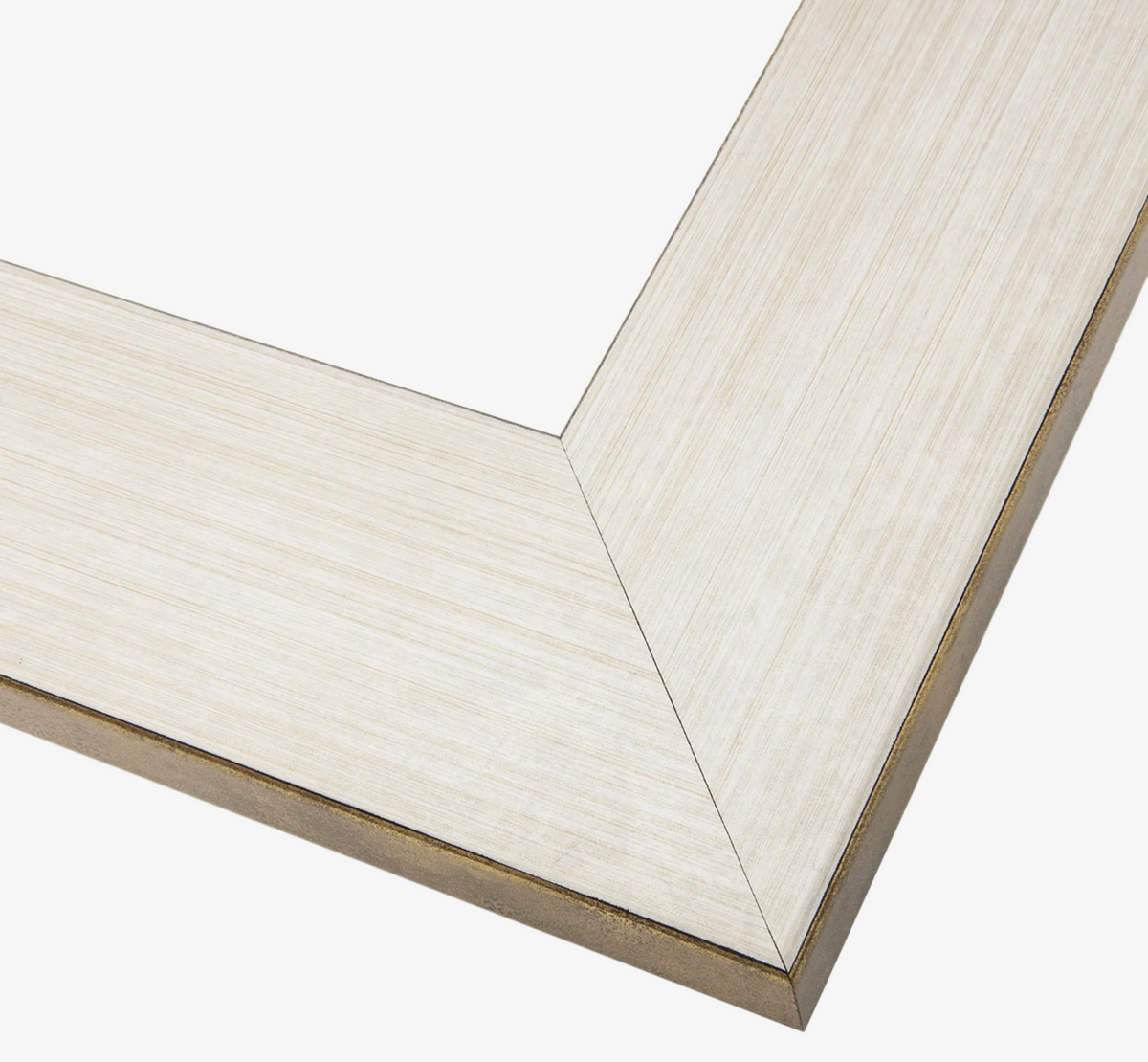 Mirror Frame Kit, French Quarter Vintage Platinum, MDF Construction for Existing Wall-Mounted Mirrors and Bathroom Refreshes image 1