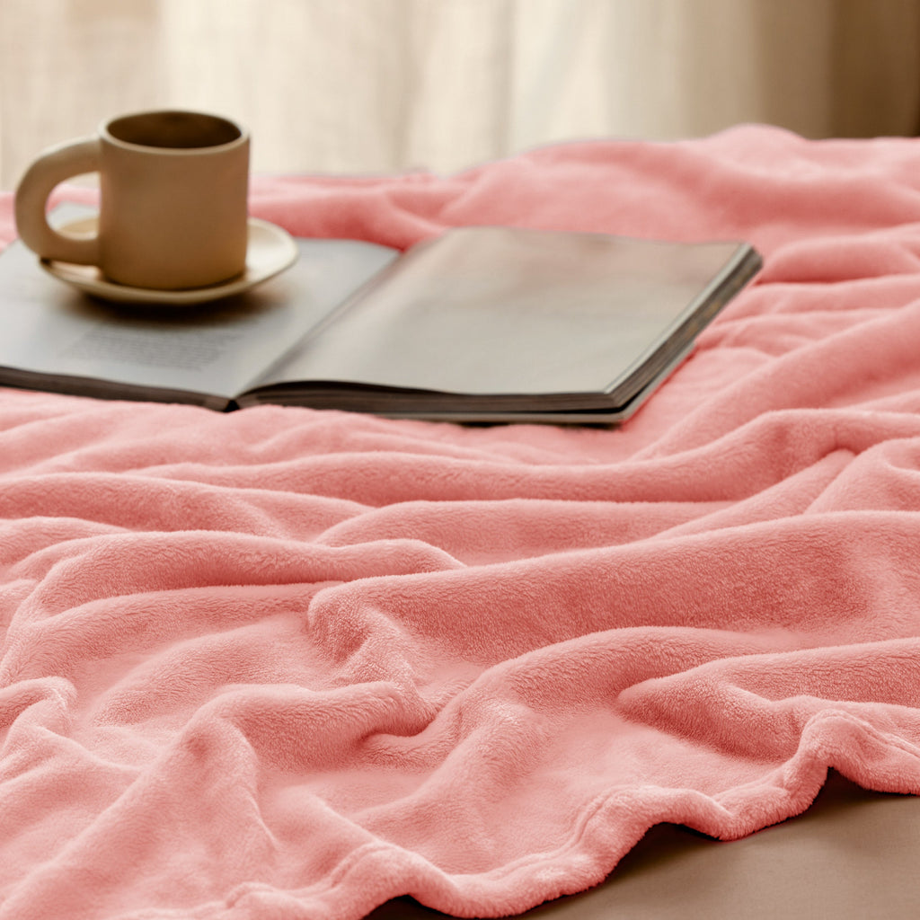 Cozy Throw Blanket, Flannel Fleece 300gsm, Lightweight Design for Living Rooms, Bedrooms and Everyday Lounging, 4 Sizes and 29 Colors image 200