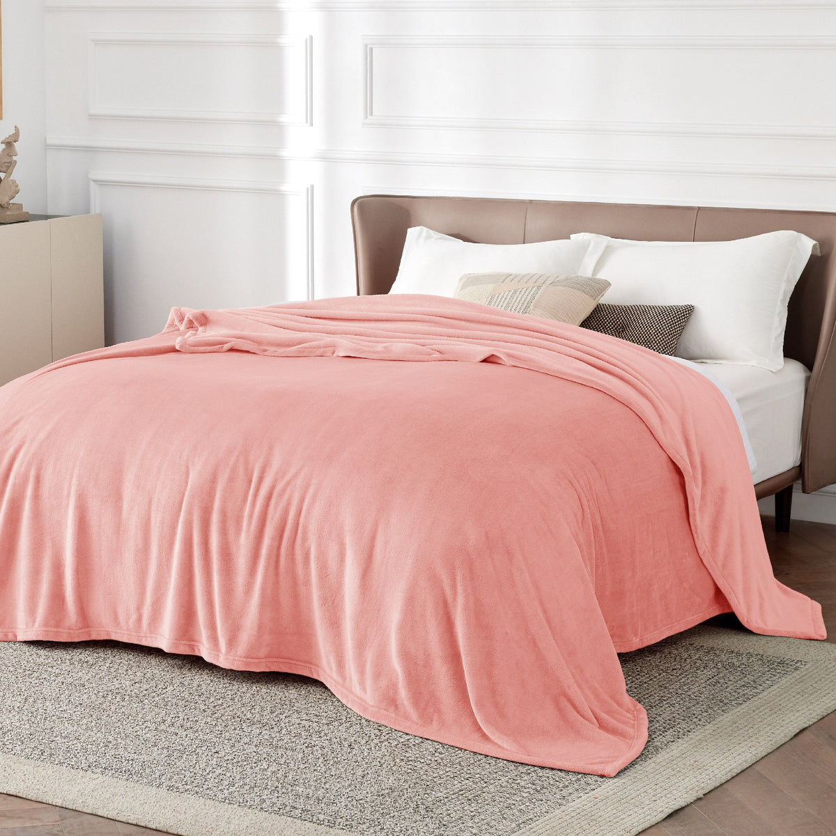 Cozy Throw Blanket, Flannel Fleece 300gsm, Lightweight Design for Living Rooms, Bedrooms and Everyday Lounging, 4 Sizes and 29 Colors image 201