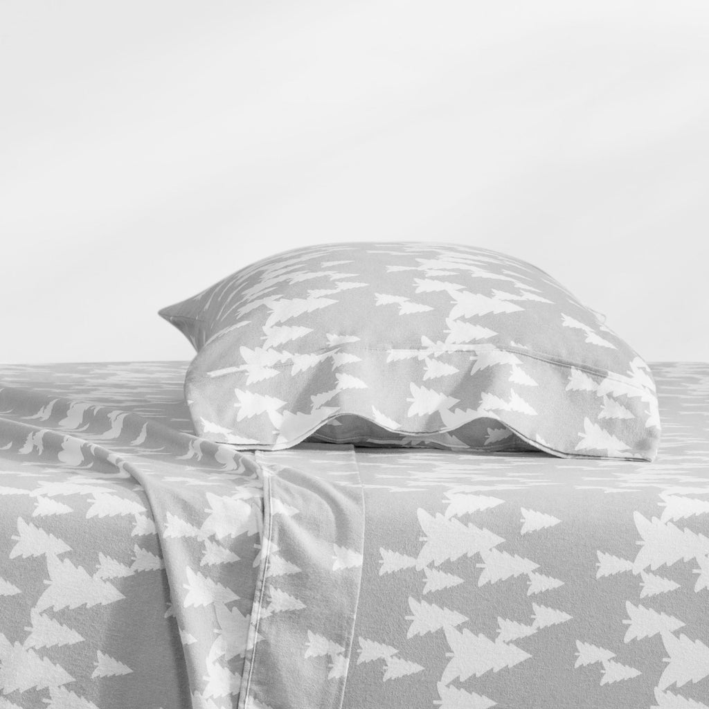 Bed Sheet Set, Cotton Flannel Prints for Master Bedrooms, Guest Beds and Daily Use, 7 Sizes and 30 Colors image 209