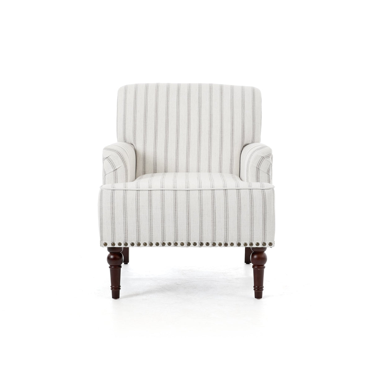 Upholstered Armchair, Pure Linen Upholstery, High-Density Foam for Bedroom Seating, Living Rooms and Home Study Spaces, 13 Color Options image 57