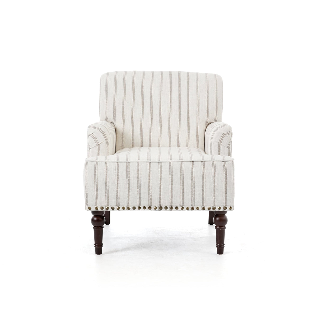 Upholstered Armchair, Pure Linen Upholstery, High-Density Foam for Bedroom Seating, Living Rooms and Home Study Spaces, 13 Color Options image 75