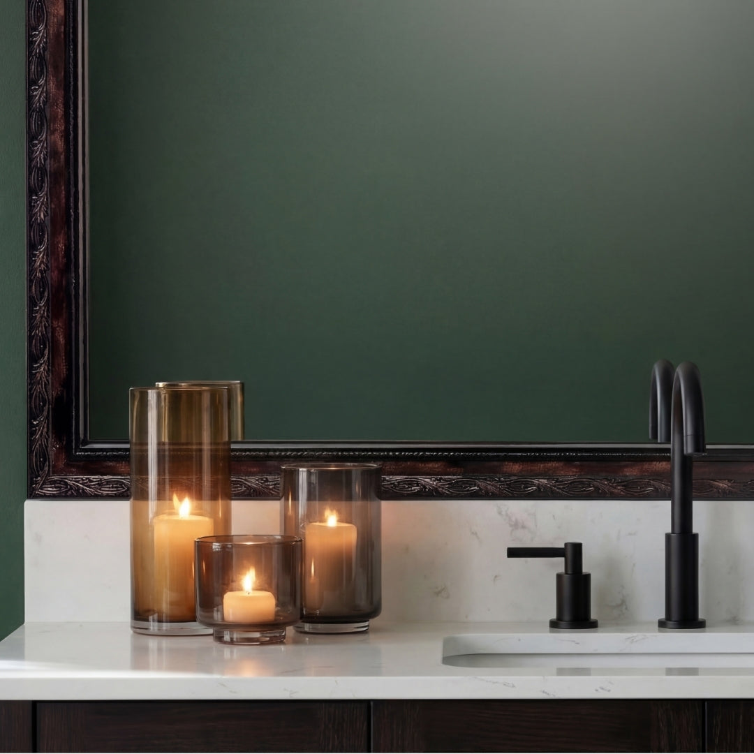 Mirror Frame Kit, Acadia Oiled Bronze for Bathroom Vanity Mirrors and Home Mirror Framing, 12 Size Options image 4