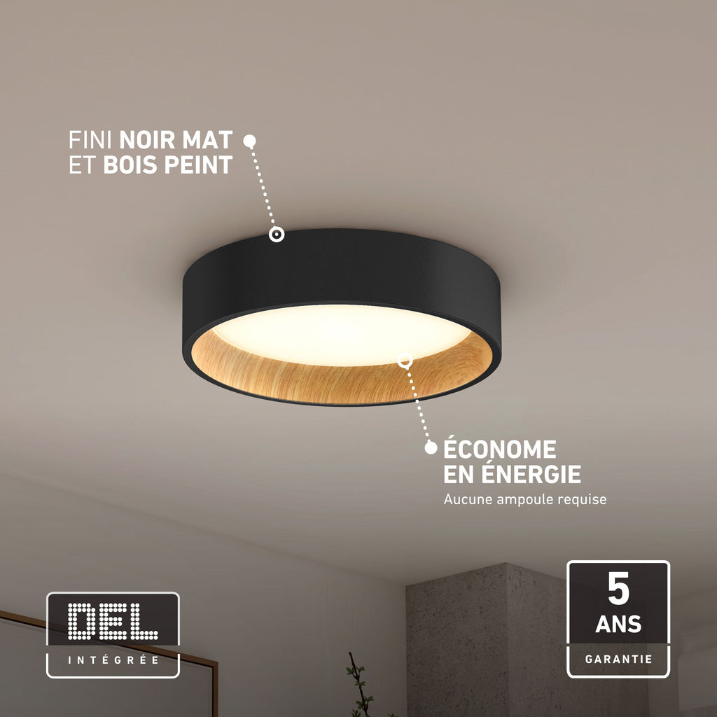 LED Flush Mount Ceiling Light, 13 Inches, 1100 Lumens and 3 Color Temperature Settings for Bedrooms, Hallways and Kitchens image 18