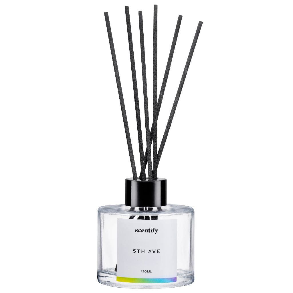 Reed Diffuser, 5th Ave for Living Rooms, Entryway Fragrance and Everyday Home Ambience, Designed for Everyday Home Use image 1