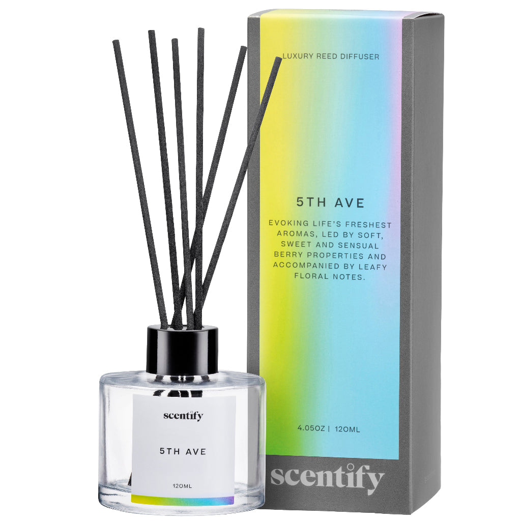 Reed Diffuser, 5th Ave for Living Rooms, Entryway Fragrance and Everyday Home Ambience, Designed for Everyday Home Use image 2