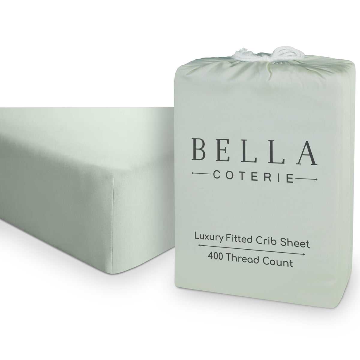Crib Fitted Sheet, Viscose from Bamboo, 52 x 28 x 8 Inches with Elastic for Standard Crib and Toddler Mattresses image 9