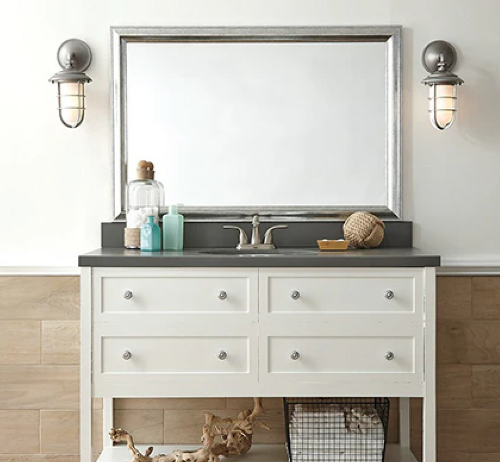 Mirror Frame Kit, Chelsea Silver Streak, MDF Construction for Existing Wall-Mounted Mirrors and Bathroom Refreshes, 12 Size Options image 8