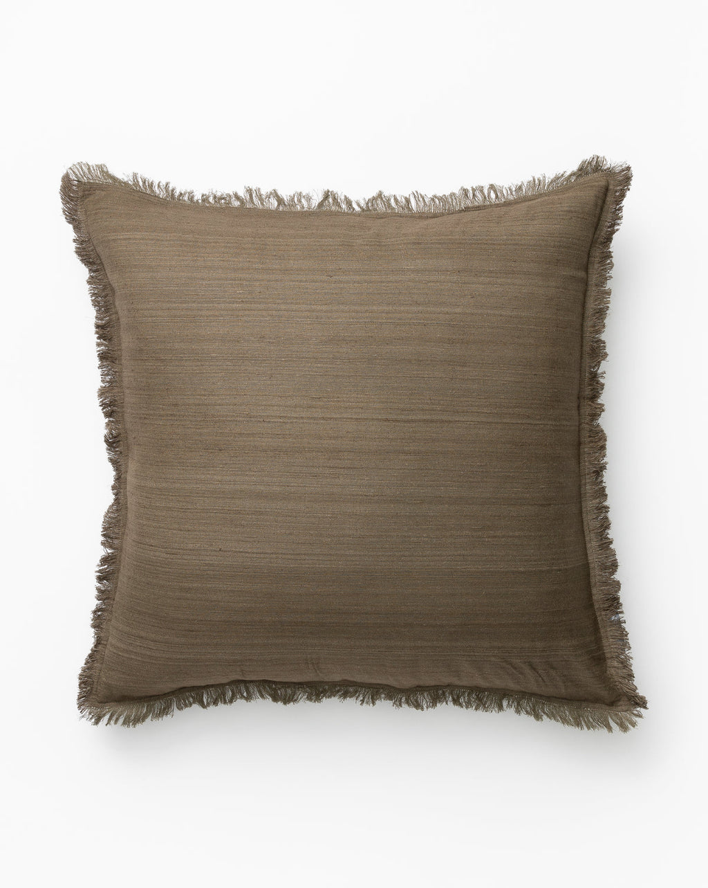 Decorative Pillow Cover, Abbey Silk Fringe for Bedroom Styling and Living Room Decor, 5 Color Options image 14