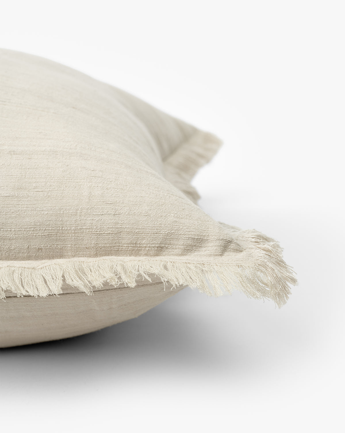 Decorative Pillow Cover, Abbey Silk Fringe for Bedroom Styling and Living Room Decor, 5 Color Options image 11