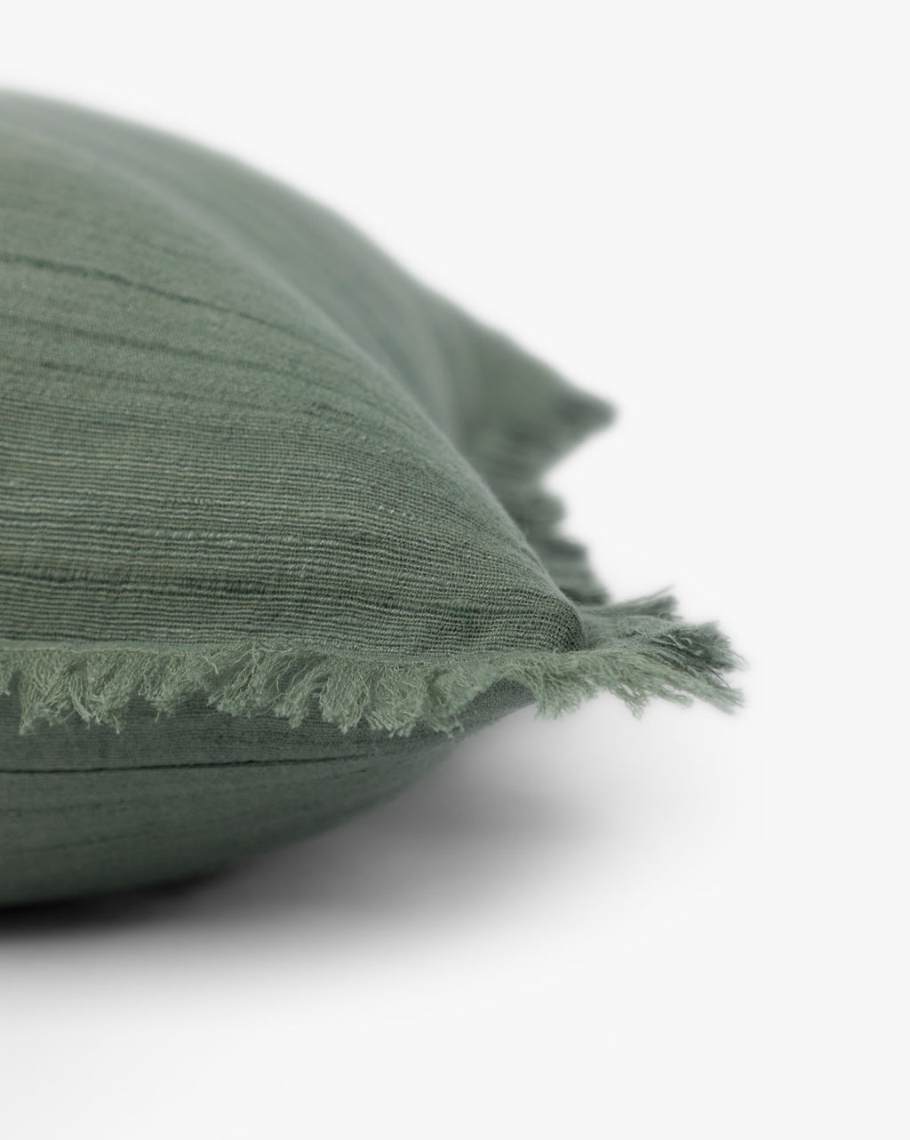 Decorative Pillow Cover, Abbey Silk Fringe for Bedroom Styling and Living Room Decor, 5 Color Options image 6