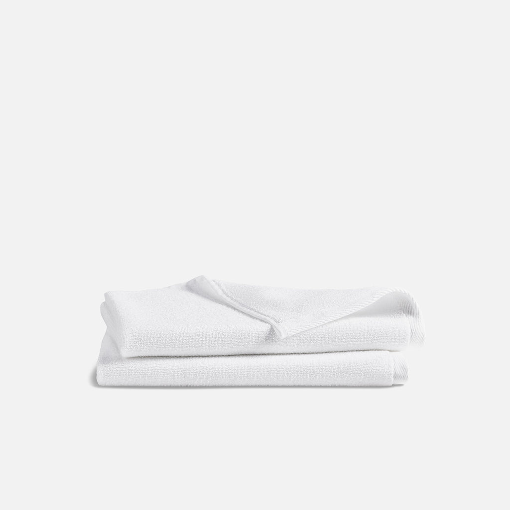 Hand Towel Set, 2 Towels in 100% Aegean Turkish Cotton, 500 GSM for Bathroom Hand Drying and Sink-Side Linen Use image 1