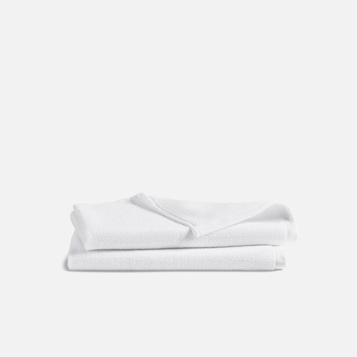 Hand Towel Set, 2 Towels in 100% Aegean Turkish Cotton, 500 GSM for Bathroom Hand Drying and Sink-Side Linen Use image 1