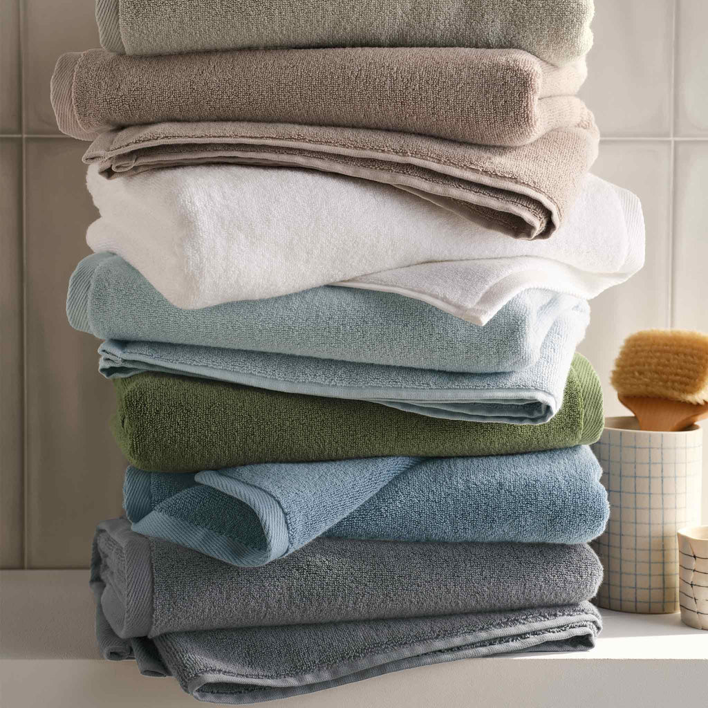 Bath Towel Set, 2 Towels in 100% Aegean Turkish Cotton, 500 GSM for Bathroom Drying and Everyday Bath Linen Use image 40