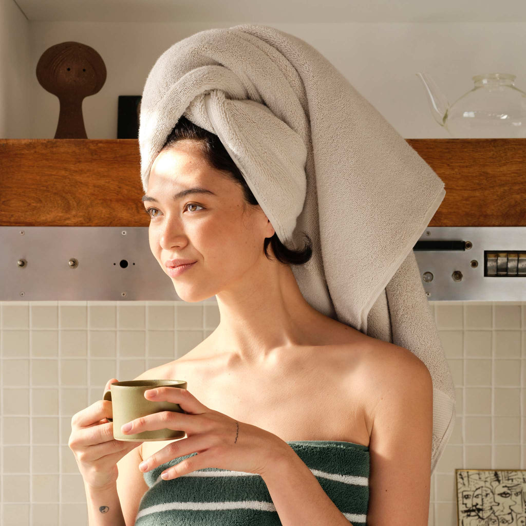 Hand Towel Set, 2 Towels in 100% Aegean Turkish Cotton, 770 GSM for Bathroom Hand Drying and Sink-Side Linen Use image 39
