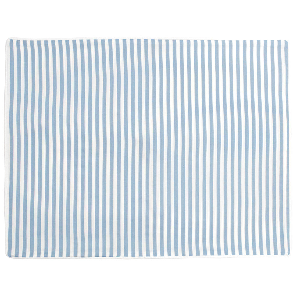 Decorative Pillow Sham, French Blue Larkin Pair for Beds, Bedroom Styling and Layered Bedding, 2 Size Options image 3