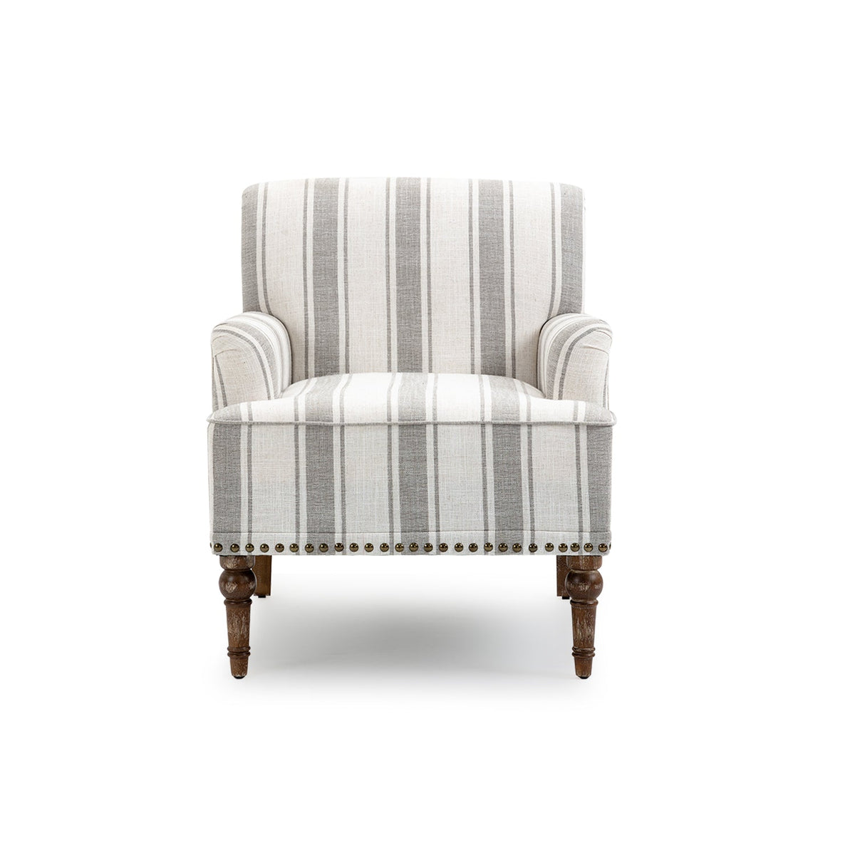 Upholstered Armchair, Pure Linen Upholstery, High-Density Foam for Bedroom Seating, Living Rooms and Home Study Spaces, 13 Color Options image 1