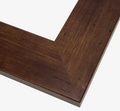 Mirror Frame Kit, Cherokee Mocha Walnut, MDF Construction for Bathroom Vanity Mirrors and Home Mirror Framing, 12 Size Options image 1