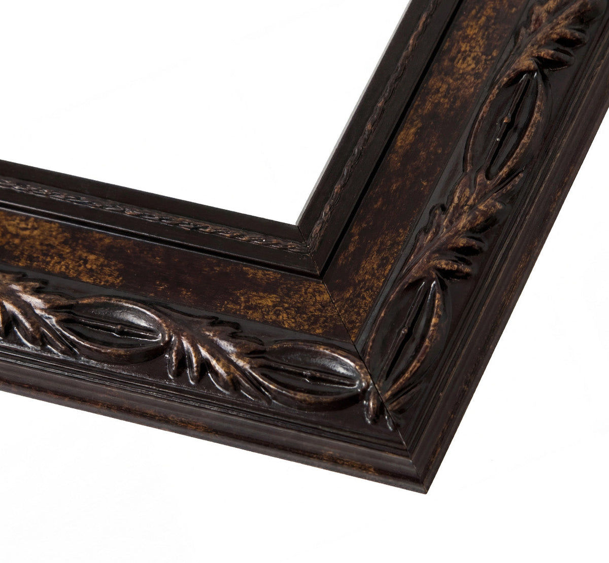Mirror Frame Kit, Acadia Oiled Bronze for Bathroom Vanity Mirrors and Home Mirror Framing, 12 Size Options image 1