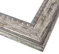 Mirror Frame Kit, Grandezza Aged Silver for Bathroom Vanity Mirrors and Home Mirror Framing, 12 Size Options image 1