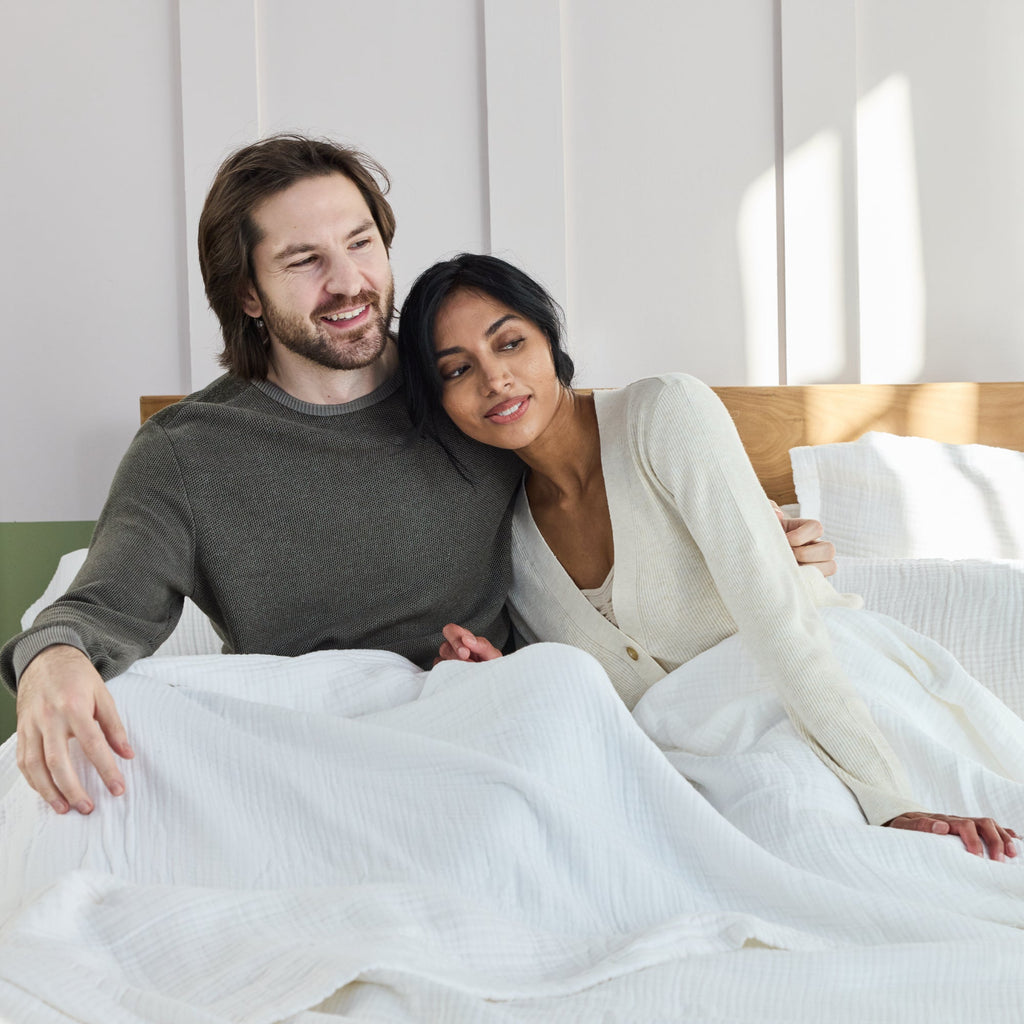 Cozy Throw Blanket, Organic Cotton Gauze, Lightweight Design for Living Rooms, Bedrooms and Everyday Lounging image 5