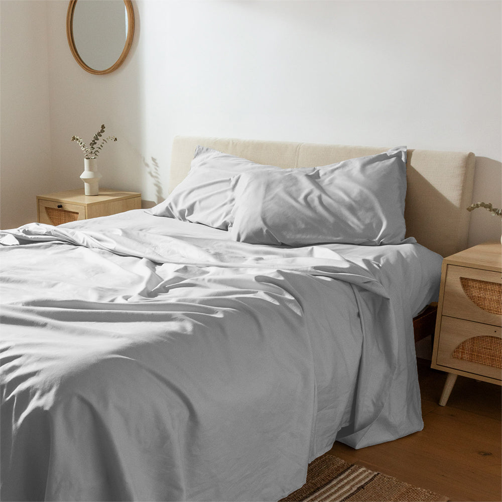 Fitted Sheet, CrispCool Cotton Final Sale, Cooling Comfort for Everyday Bedding, Bedroom Layering and Guest Beds, 4 Sizes and 5 Colors image 13