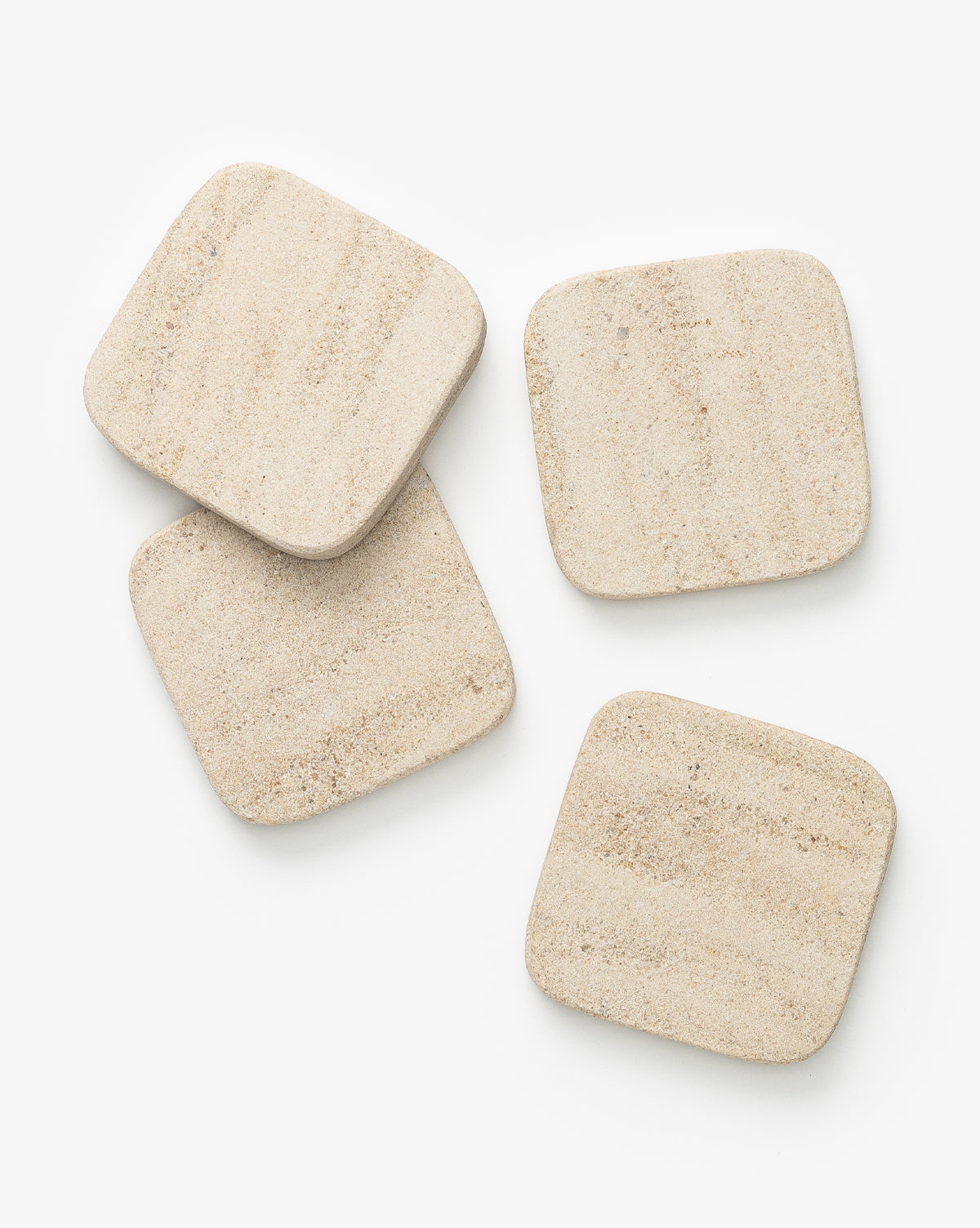 Dinnerware, Egan Stone Coasters (Set of 4) for Family Dining, Serving and Entertaining, Designed for Everyday Meals and Table Settings image 1