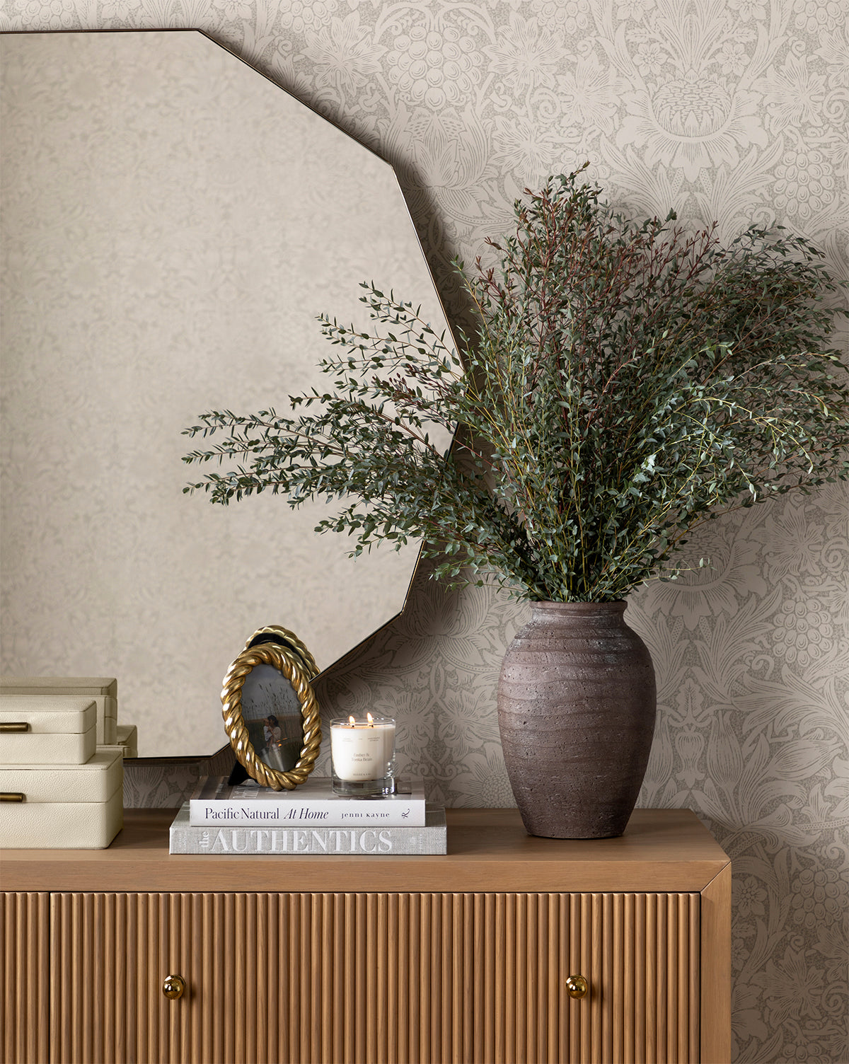 Decorative Vase, Queta Terracotta for Tabletop Arrangements and Home Decor, Designed for Flowers, Shelves and Living Spaces image 4