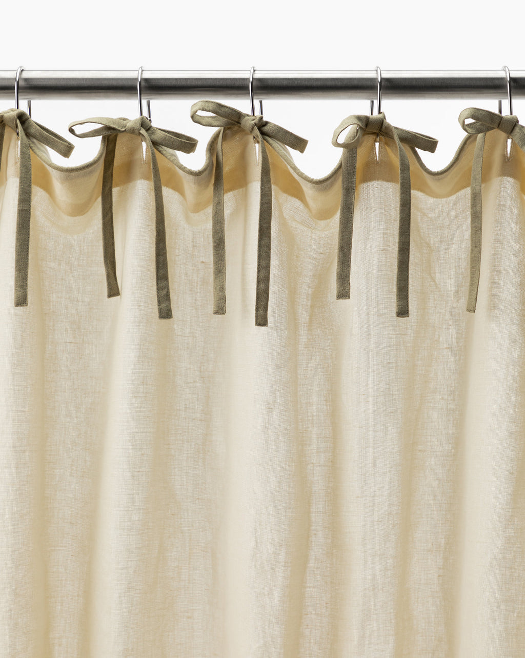 Shower Curtain, Lillian Linen, Lightweight Design for Bathroom Showers, Privacy Screening and Everyday Decor image 2