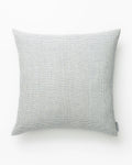 Decorative Pillow Cover, Blue and Cream with a Small Grid Pattern for Sofa and Bed Accents, Layered Textile Decor image 2