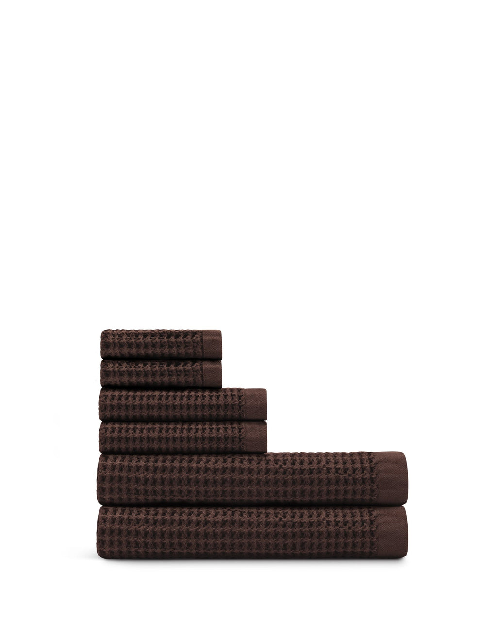 Bath Sheet, Supima Waffle 6pc Bundle for Shower Drying, Guest Bathrooms and Everyday Bath Care, 10 Color Options image 6