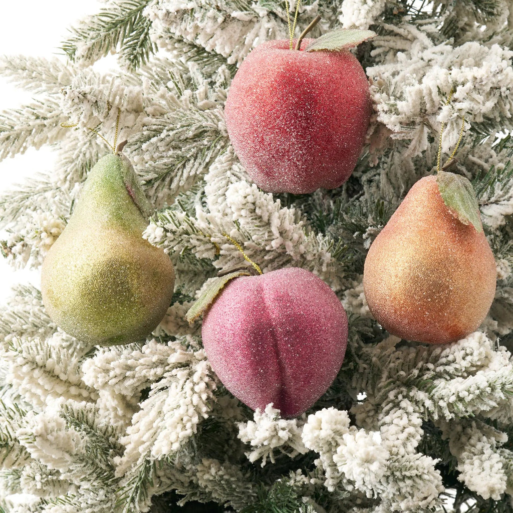 Decorative Ornament, Sugar Frost Williamsburg Faux Fruit Assortment for Seasonal Home Decorating, Holiday Displays and Decorative Accents image 1