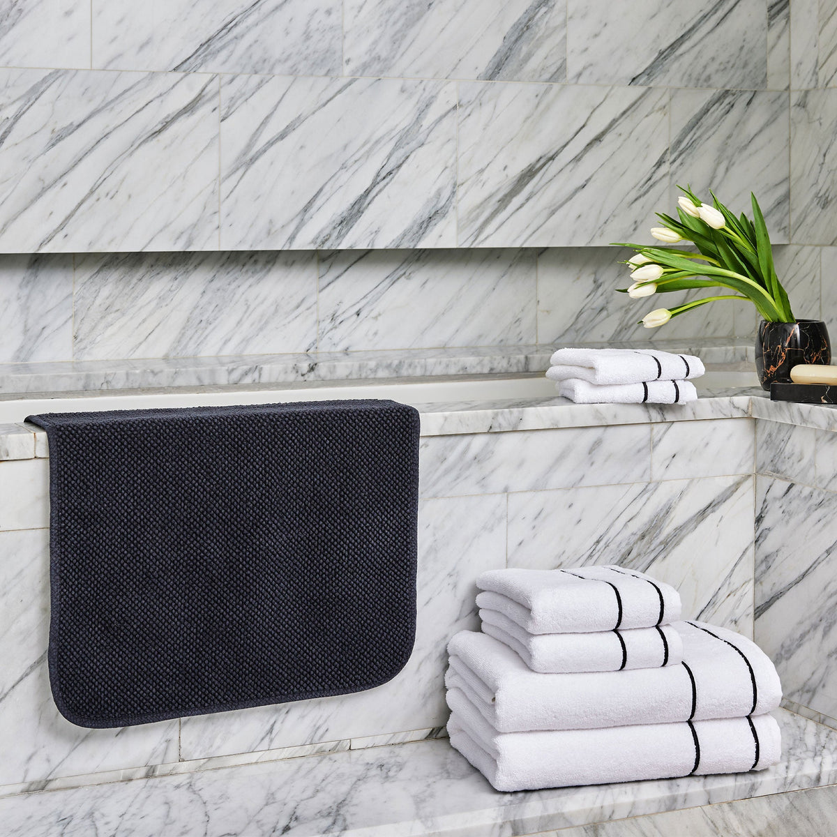 Bath Mat, Prestige Mats for Bathroom Floors, Shower Exits and Everyday Bath Routines, 7 Color Options image 2