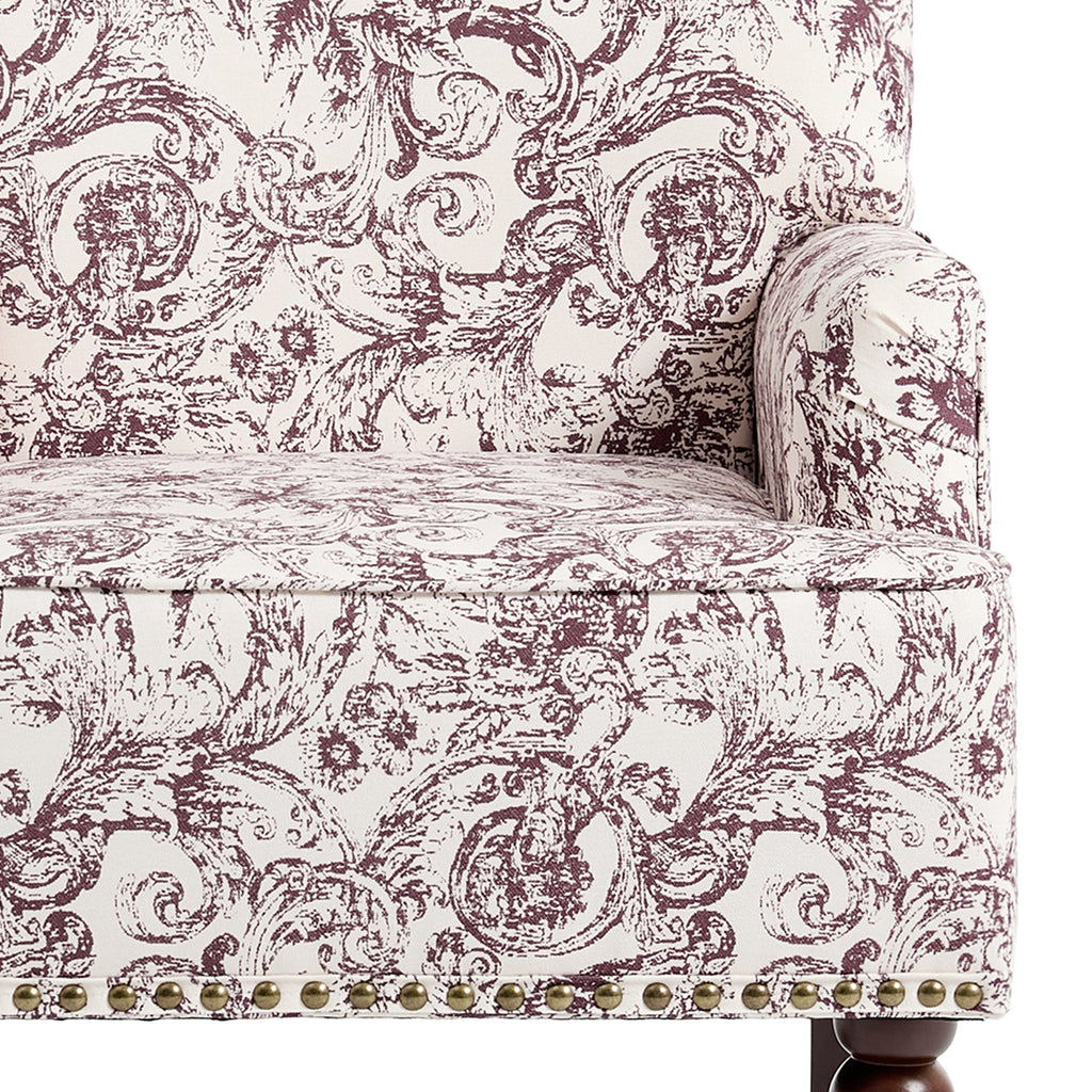 Upholstered Armchair, Pure Linen Upholstery, High-Density Foam for Bedroom Seating, Living Rooms and Home Study Spaces, 13 Color Options image 103