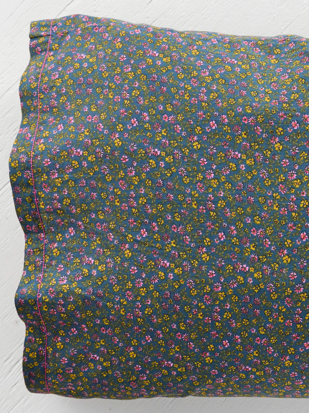 Pillowcase, Mix & Match Cotton , Single Mari Ditsy Navy for Everyday Bedding and Bedroom Refreshes, 2 Size Options image 3