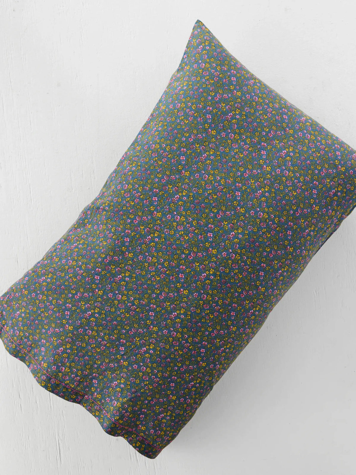 Pillowcase, Mix & Match Cotton , Single Mari Ditsy Navy for Everyday Bedding and Bedroom Refreshes, 2 Size Options image 1