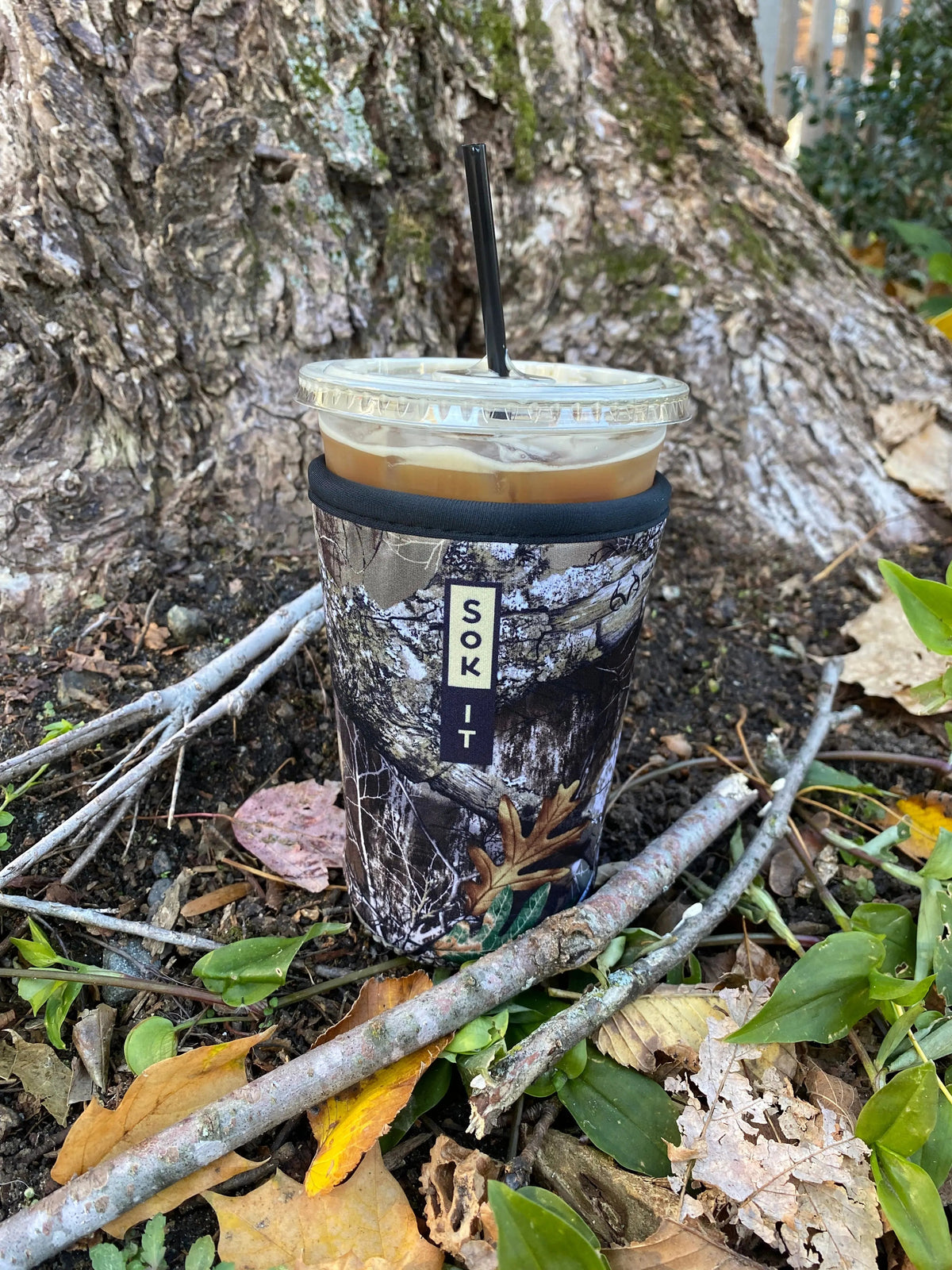 Reusable Cup Sleeve, Realtree Edge, Neoprene Construction for Coffee Cups, Daily Commutes and Dry Hands, 5 Size Options image 8