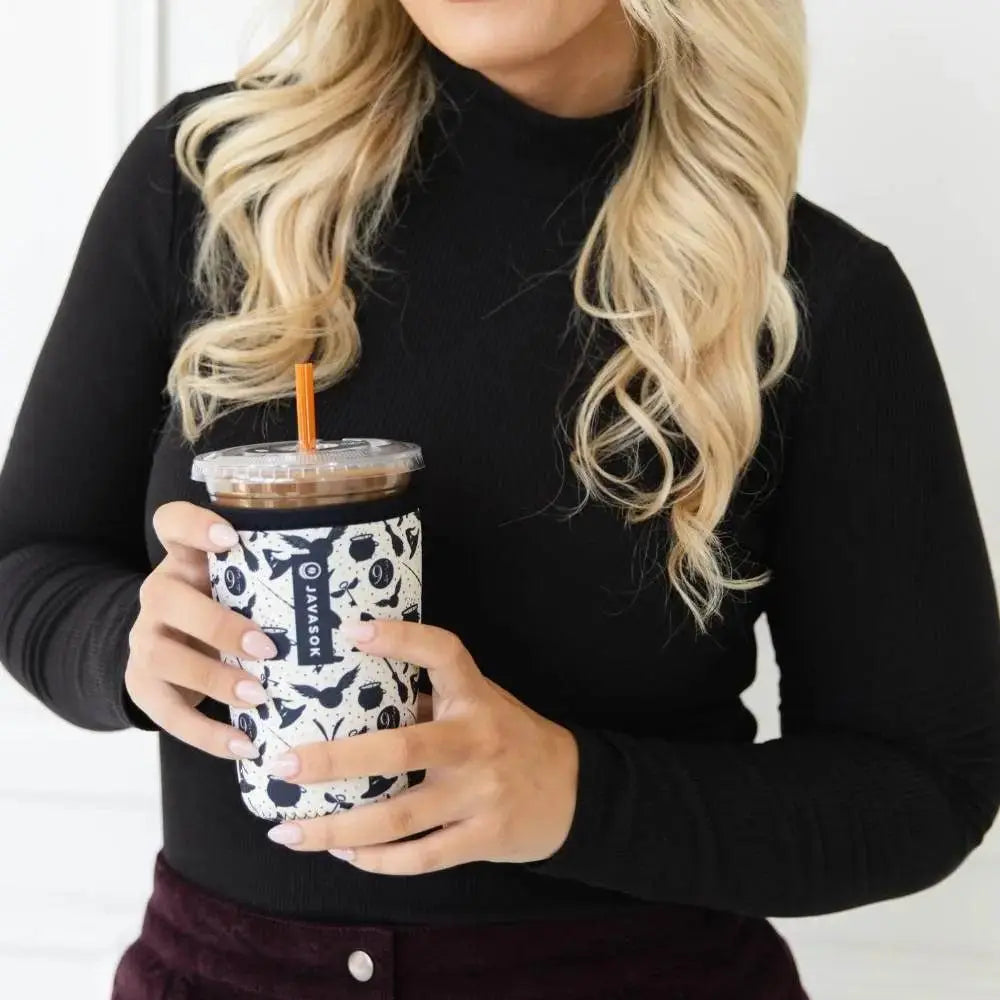 Reusable Cup Sleeve, Wizard's Walk, Lightweight Design, Machine-Washable Care for Iced Coffee, Cold Drinks and Condensation Control image 5