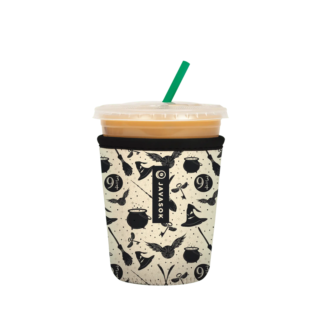 Reusable Cup Sleeve, Wizard's Walk, Lightweight Design, Machine-Washable Care for Iced Coffee, Cold Drinks and Condensation Control image 8