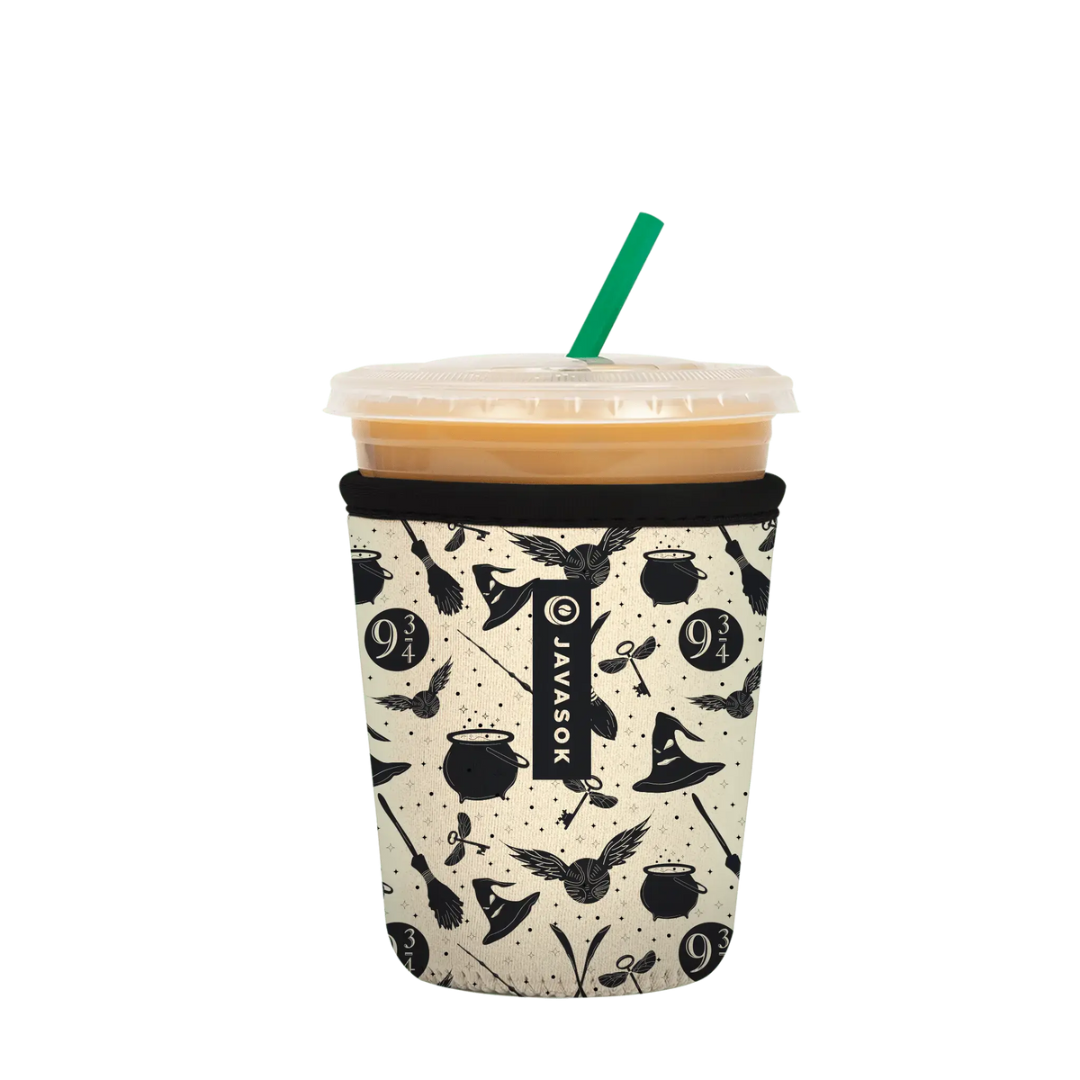 Reusable Cup Sleeve, Wizard's Walk, Lightweight Design, Machine-Washable Care for Iced Coffee, Cold Drinks and Condensation Control image 8